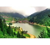 Puzzle pieces Adults 300Natural beauty,sea,City,mosque,Türkiye,Minaret,Trabzon 38x26CM