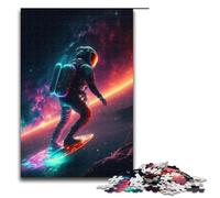 Puzzle Pieces Jigsaw Astro Surfer Puzzles for Adults Brain-Challenging DIY Decorative Game Family Interactive Toy 1000 PCS(75x50cm)