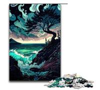 Puzzle Pieces Jigsaw Beautiful Sunrise Wooden Jigsaw Puzzles for Adults Challenging Brain Teaser for Teenagers Family Game Night Fun 1000 PCS(75x50cm)