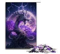 Puzzle Pieces Jigsaw Brave Dragon Jigsaw Puzzles Relaxing Entertainment Home Decor 1000 PCS(75x50cm)