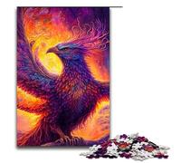 Puzzle Pieces Jigsaw Legend of The Phoenix Wooden Jigsaw Puzzles for Adults Challenging Brain Teaser for Teenagers Family Game Night Fun 1000 PCS(75x50cm)