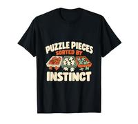 Puzzle Pieces Sorted By Instinct Jigsaw Humor T-Shirt