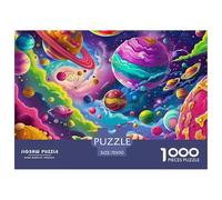Puzzle Planet 1000 Piece Puzzles for Adults Puzzle Games Universe Theme Home Decoration Ladies' Gifts for Both Adults And Children 70x50cm/1000pcs