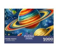 Puzzle Planet 1000 Pieces Puzzles for Adults Educational Games Universe Theme Decoration Puzzle Ladies' Gifts for Both Adults And Children 38x26cm/1000pcs
