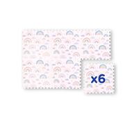Puzzle Play Mat Family Nation Montessori Blanc 175x117x1,2 cm