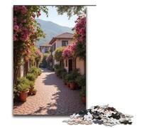 Puzzle Pomegranate Village 1000 Piece Jigsaw Wooden for Adults & Kids Age 12 Up Family Fun Puzzle 1000 PCS(75x50cm)