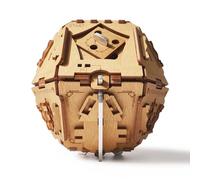 PUZZLE POTATO Philosopher's Stone - Escape Room Game - Wooden Puzzle Box - 3D Brain Teaser Puzzle - Treasure Box