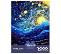 Puzzle Pour Adolescents 1000 Pièces Magical Starry Night Puzzles Pour Adultes, Jouets Anti-stress, Décoration Murale, Interaction Parent-enfant 52x38cm/1000pcs