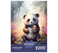 Puzzle Pour Adolescents 1000 Pièces Panda Fiction Puzzle Pour Adultes Jouet Décoration Murale Course De Vitesse Manuelle Défi Éducatif 70x50cm/1000pcs