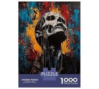 Puzzle Pour Adultes 1000 Pièces Agony And Awakening Contemporary Expressionist Artwork Puzzle Adulte Jeu Manuel Découpe De Précision Idéal Comme Cadeau 38x26cm/1000pcs