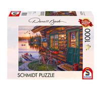 Puzzle Pq 1000 Darrel Bush Lake House G3 Clementoni Puzzle Top