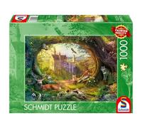 Puzzle Pq 1000 Fairy Tale Castle And Magical Forest Schmidt