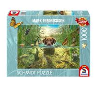 Puzzle Pq 1000 Mark Fredrickson Dog Bath G3 Schmidt Puzzle Top