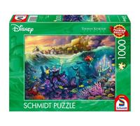 Puzzle Pq 1000 The Little Mermaid And Ursula Schmidt Puzzle Top