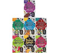 Puzzle Quest Series 7 books Collection Set (The Time Traveller, The Missing Astronaut, Mythical Mystery, Enchanted Lands, The Lost Emerald, Secret Island, The Magician’s Library)