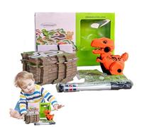 Puzzle Racer Car Track - Flexible Building Race Track Set, Interlocking Puzzle Design, Bright Color Material, Creative Assembly Educational Toy | for Kids Boys Girls Learning Activity