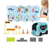 Puzzle Racer Kids Car Track Set Brain Teaster Toys