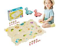 Puzzle Racer Kids Car Track Set | Early Learning Toys,Dinosaur Puzzle Racing Track Car Game Set,for Children Home Preschool Kindergarten Nursery Classroom Playroom Birthday Christmas