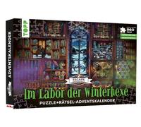 Puzzle-Rätsel-Adventskalender: Im Labor der Winterhexe - 24 Puzzles mit insgesamt 960 Teilen: Die nächste ultimative Escape Experience. Jeden Tag neue Teile kombinieren und entschlüsseln.