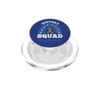 Puzzle Rainbow Support Squad Autism Awareness Month PopSockets PopGrip for MagSafe