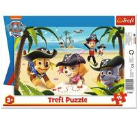 Puzzle ramkowe 15 elementów. Przyjaciele z Psiego Patrolu - Trefl