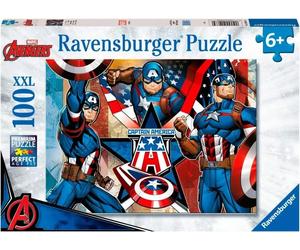 Puzzle Ravensburger 100 elementów Ravensburger puzzle Pierwsze Mściciele - R...