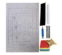 Puzzle Roll Up Mat | Jigsaw Storage Pad | Puzzle Sorting Board Pad | for Home Living Room Kitchen Travel Camping Playroom Bedroom Nursery