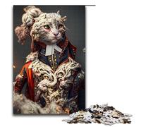 Puzzle Royal Cat 1000 Piece Jigsaw Wooden for Adults & Kids Age 12 Up Family Fun Puzzle 1000 PCS