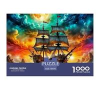 Puzzle Sailboat 1000 Piece for Adults Jigsaw Educational Games Nautical Theme Ladies' Gifts Home Decoration 70x50cm/1000pcs