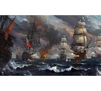 Puzzle | Sailing ships, tall ships, challenging, difficult puzzle (1000 pieces), Mj330TY 26x38cm