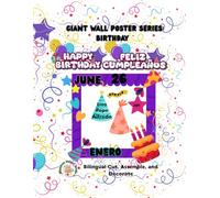 Puzzle Series: Giant Birthday Poster: Bilingual Cut, Assemble, and Decorate
