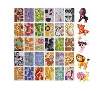 Puzzle Set, Learning Game Kit, 3.35x2.28 Inches Educational Paper Craft with Assembly Design, Lightweight Paper Material, Creative Build Puzzle with Simple Structure, Kids Study Use for Classroom