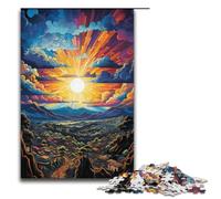 Puzzle Sfor Adults 1000 Piece Colorful And Psychedelic Antigua Guatemala Wooden Puzzles 1000 PCS(38x26cm)