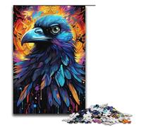 Puzzle Sfor Adults 1000 Piece Colorful Fantasy Crow Paper Puzzles 1000 PCS(38x26cm)