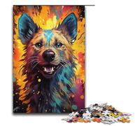Puzzle Sfor Adults 1000 Piece Hyena's Colorful Psychedelic Paper Puzzles 1000PCS(38x26cm)