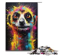 Puzzle Sfor Adults 1000 Piece Meerkat Colorful Paper Puzzles 1000PCS(38x26cm)