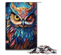 Puzzle Sfor Adults 1000 Piece Painting Color Animal Owl Paper Puzzles 1000PCS(38x26cm)