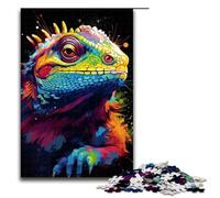 Puzzle Sfor Adults 1000 Piece Painting Color Chameleon Art Wooden Puzzles 1000PCS(75x50cm)