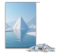 Puzzle Sfor Adults 1000 Piece Salt Lake White Wooden Puzzles 1000 PCS(38x26cm)