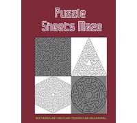 Puzzle Sheets Maze: rectangular+circular+triangular+hexagonal