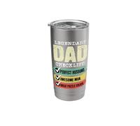 Puzzle Solver Dad Stainless Steel Insulated Tumbler