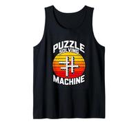 Puzzle Solving Machine Logic Puzzle Lover Tank Top