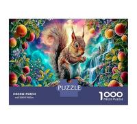 Puzzle Squirrel in Apple Tree Adults 1000 Pieces Wildlife Jigsaw Beautiful Decoration Educational Games 52x38cm/1000pcs