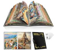 Puzzle Storage Binder for 1500 Piece Puzzles, 25 Pocket Organiser, Black | • Large Capacity • Portable Carry Handle • Dustproof Protection • Keeps Puzzle Pieces Organised • Easy to Store