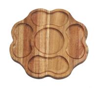 Puzzle Style Food Tray with Sections for Snacks(A)