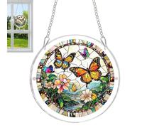 Puzzle Suncatcher,2D Acrylic Window Decorations - Bird Butterfly Bee Jigsaw Puzzle Sun Catcher,for Home Apartment Living Room Balcony Garden Porch Wall Door Window