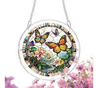 Puzzle Suncatcher,2D Acrylic Window Ornament - Bird Butterfly Bee Jigsaw Puzzle Sun Catcher - for Home Apartment Living Room Bedroom Balcony Garden Porch