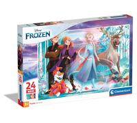 Clementoni - 28513 - Supercolor Puzzle - Disney Frozen 2-24 maxi pieces - Made in Italy - jigsaw puzzle children age 3