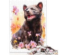 Puzzle Tasmanian Devil Gift 500 Piece Jigsaw Puzzle for Adults And Wooden Jigsaw Puzzles Suitable for Adults And Teens 18+ Gift For Birthdays 500pcs (52x38cm)