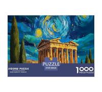 Puzzle Temple of Artemis 1000 Piece Puzzles for Adults 100% Recycled Cardboard Great Architecture for Adults Gifts Decoration Puzzle 38x26cm/1000pcs